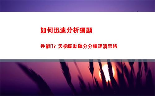 如何迅速分析獨顯性能？天梯圖助陣分分鐘理清思路